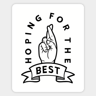 Fingers Crossed Hoping For The Best Hand Gesture Luck Gift 2 Magnet